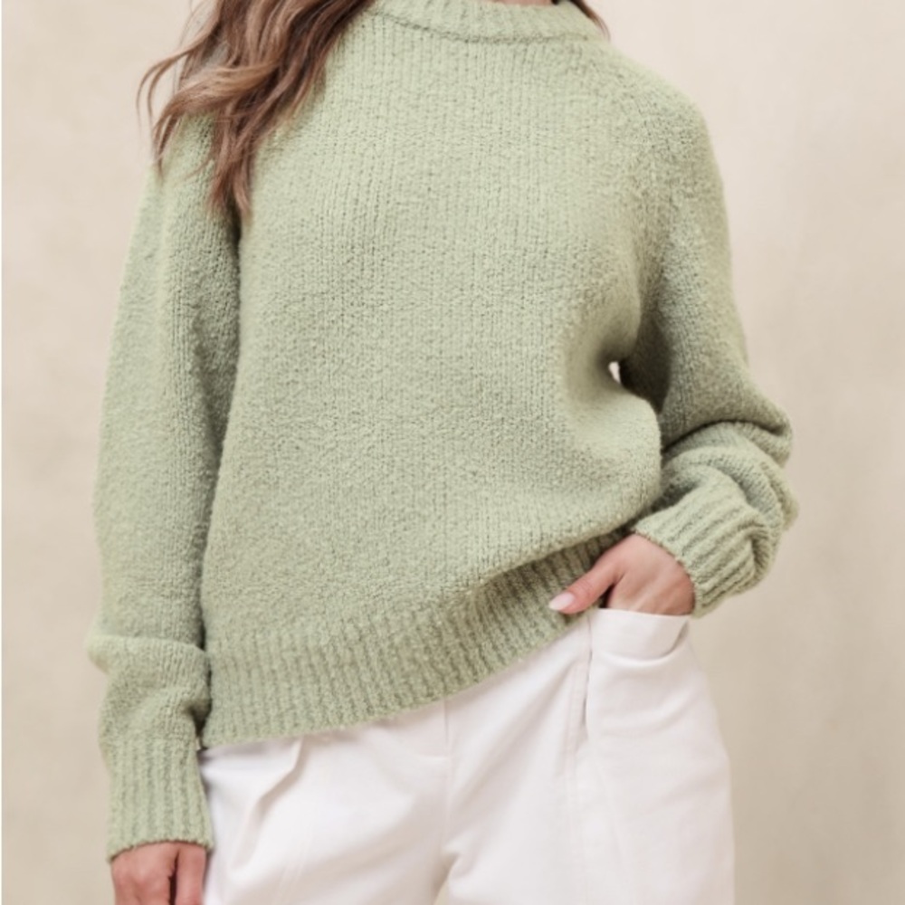 Banana Republic Factory Sage Cowl Neck Sweater